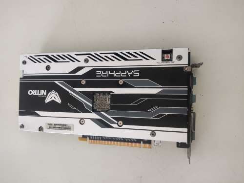 8GB Graphics**AMD Radeon RX480**Sapphire Nitro + with RGB Lighting Effects**8 Pin Power needed**