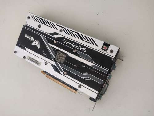 8GB Graphics**AMD Radeon RX480**Sapphire Nitro + with RGB Lighting Effects**8 Pin Power needed**