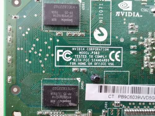 HP Nvidia Quadro P383 Graphics Card**Low Profile**Dual Display Adapter**Low Shipping