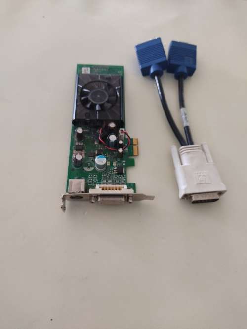 Asus Neon Nvidia Geforce 8400GS Graphics card*Low Profile*Dual Display adapter included