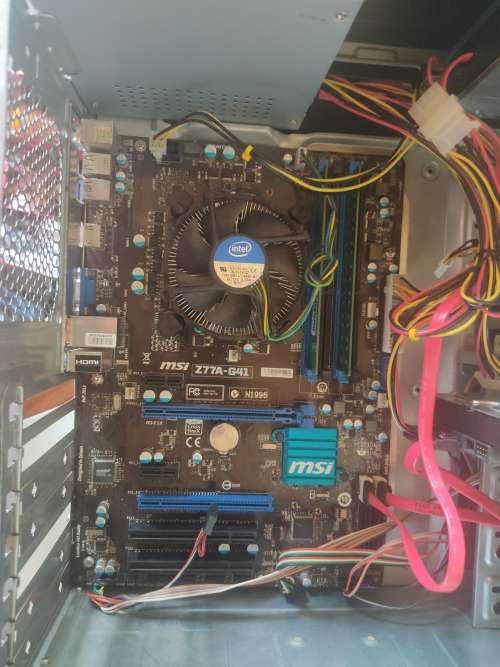 Intel Core i7 3770 @ 3.9GHz Quad Core and 8 Threads with Gaming MSI Motherboard with 4 Ram slots