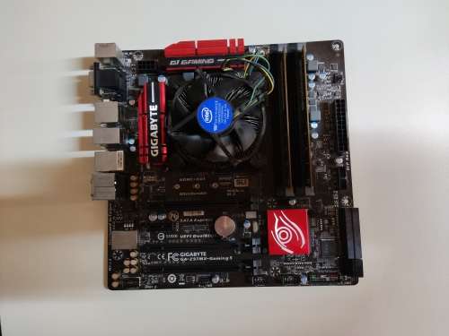 Core i7 4770 + Gigabyte Gaming G1 Motherboard + 8GB Samsung Ram + CPU Cooler