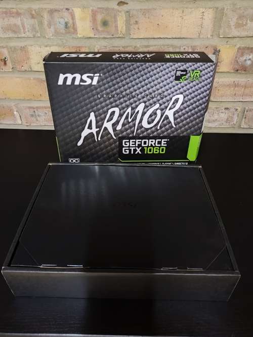 *Boxed**MSI Armor GTX1060 6GB Graphics card**Still Plays any game