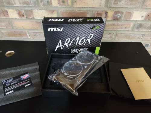 *Boxed**MSI Armor GTX1060 6GB Graphics card**Still Plays any game