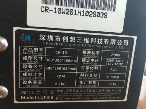 ***BOXED***CREALITY CR10 3D Printer***LOTS OF EXTRAS***MASSIVE ! 300mm x 300mm x400mm***