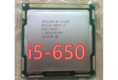 Intel Core i5 650 up to 3.46GHz**LGA1156**Quad Thread CPU