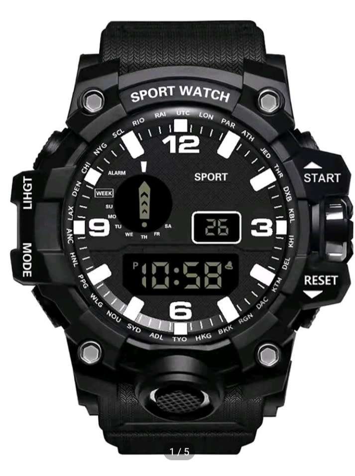 Luminous Round Electronic Watch