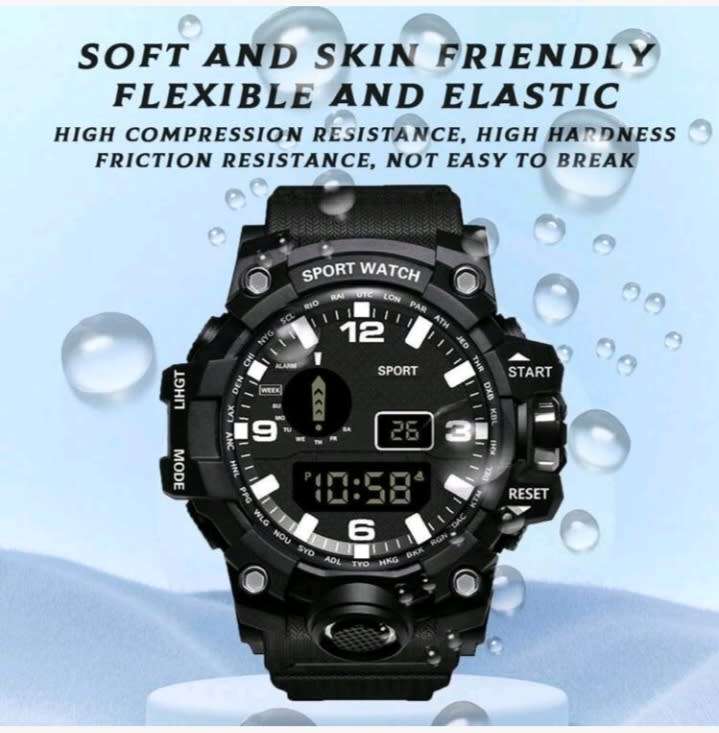 Luminous Round Electronic Watch