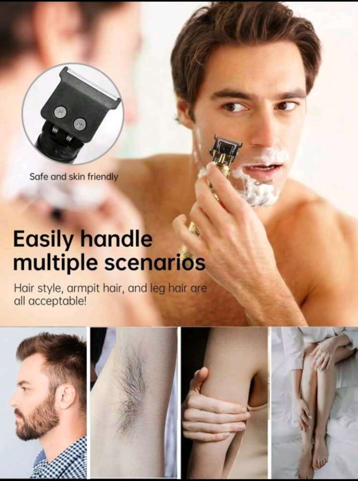 Black cordless hair trimmer