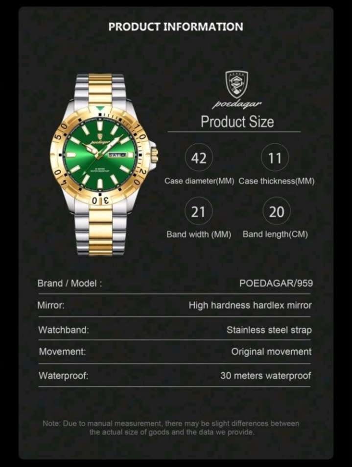 Classic Poedagar watch