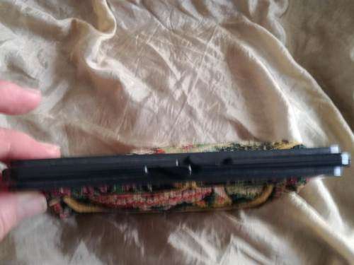 Vintage Tapestry Clutch Bag