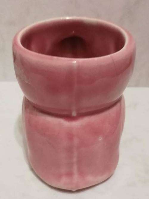 Vintage Royal Art Potteries Longton `C`  -   Pink Duck Egg  Holder