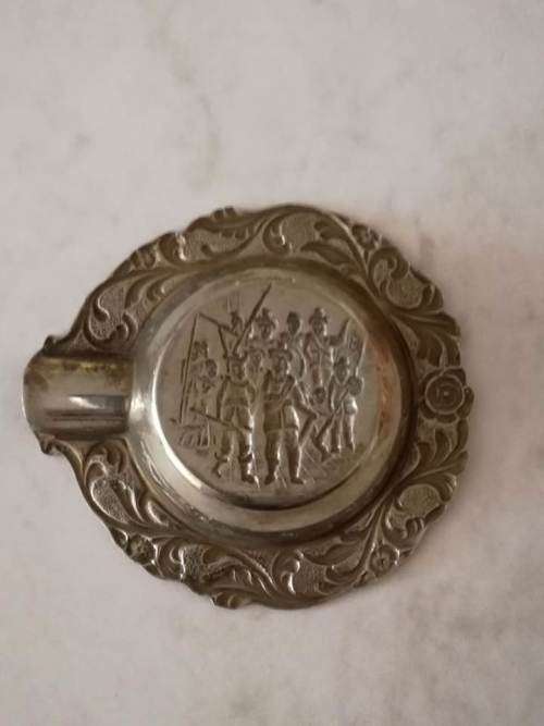 `Clearance Sale` - Decorative Pewter Ashtray