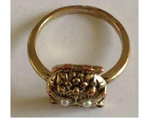 Bohemian Pearly Eye Owl Ring