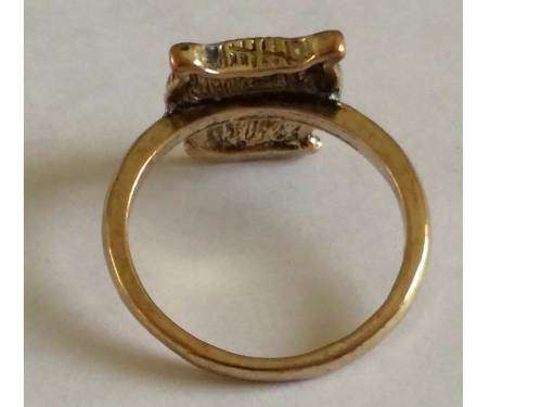 Bohemian Pearly Eye Owl Ring