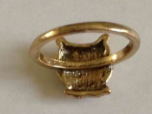 Bohemian Pearly Eye Owl Ring