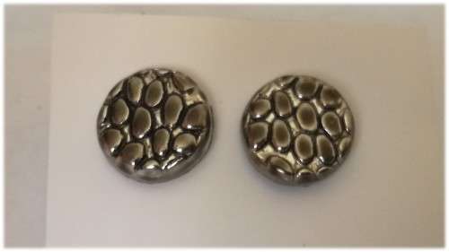 Decorative Round Silver Tone