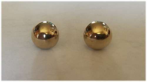 Gold Tone Button