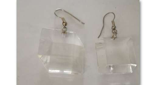 White Translucent 3D square