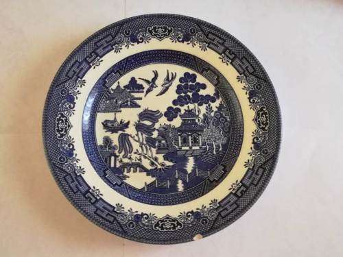`Clearance Sale` - Willow Plate -  Churchill of England