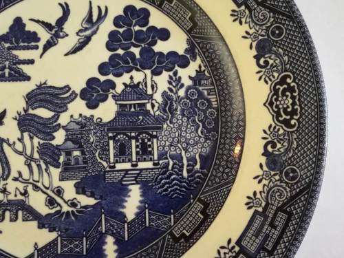 `Clearance Sale` - Willow Plate -  Churchill of England