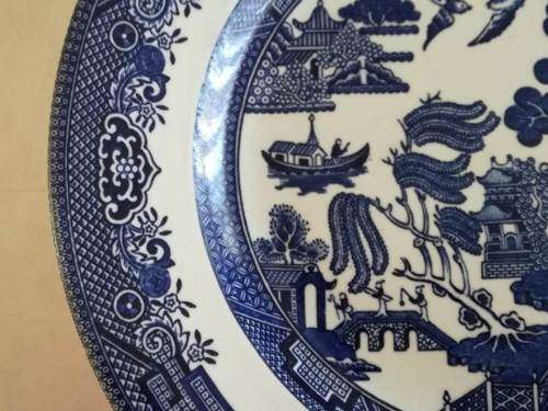`Clearance Sale` - Willow Plate -  Churchill of England