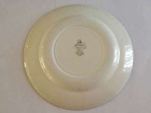 `Clearance Sale` - Willow Plate -  Churchill of England