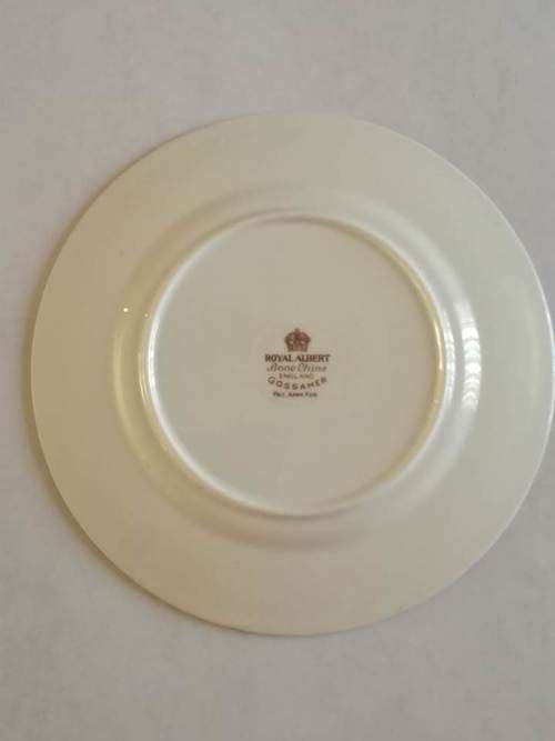1950`s Royal Albert Bone China `Gossamer` Side Plate -  Grey