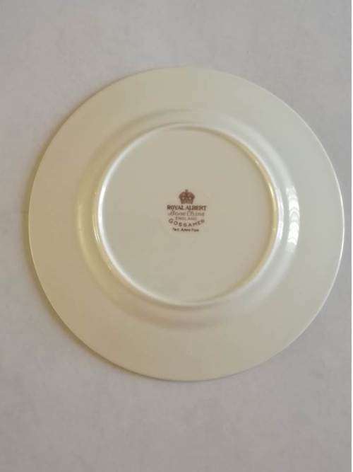 1950`s Royal Albert Bone China `Gossamer` Side Plate -  Yellow