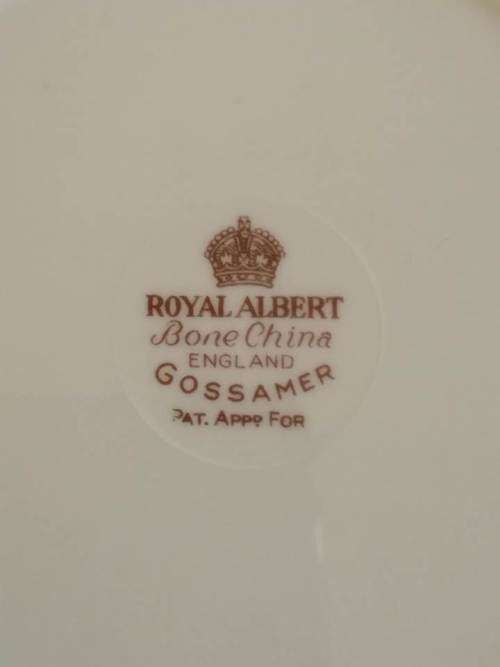 1950`s Royal Albert Bone China `Gossamer` Side Plate -  Yellow