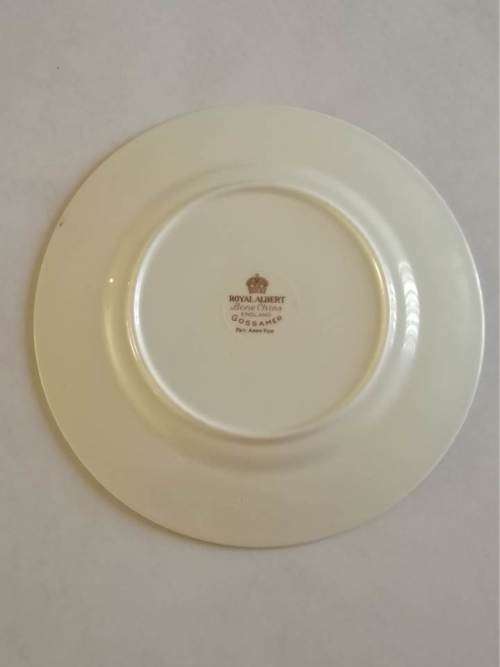 1950`s Royal Albert Bone China `Gossamer` Side Plate -  Green