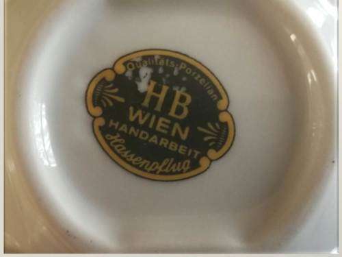 `Clearance Sale` - Mid 20th Century - HB Wien Handarbeit Hassenpflug -  Austrian Ashtray