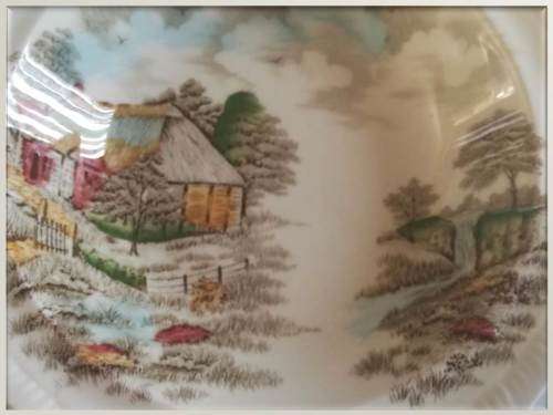 1950`s - Alfred Meakin Staffordshire - Izaak Walton`s Cottage -  Bowl