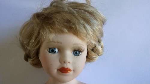 1930 - 1950`s Large Porcelain Doll