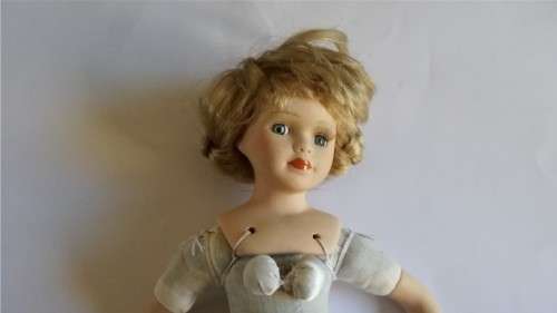 1930 - 1950`s Large Porcelain Doll