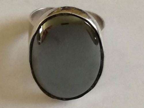 S925 - Sterling silver with heavy black stone