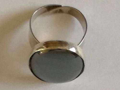 S925 - Sterling silver with heavy black stone