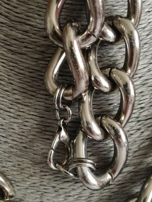 2 Piece - Bulky Cable Necklace with matching Bracelet