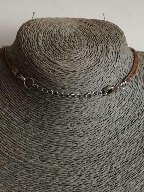 Light Blue and Black Stone/Clay Beads