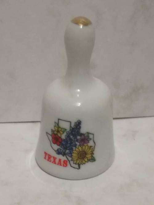 Miniature Ceramic Bell -  Texas