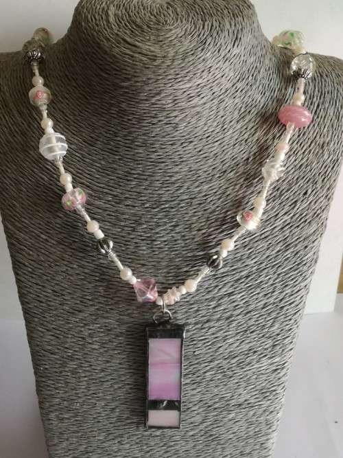 Pink Beads Necklace
