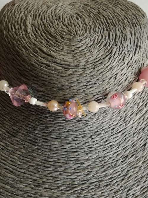 Pink Beads Necklace