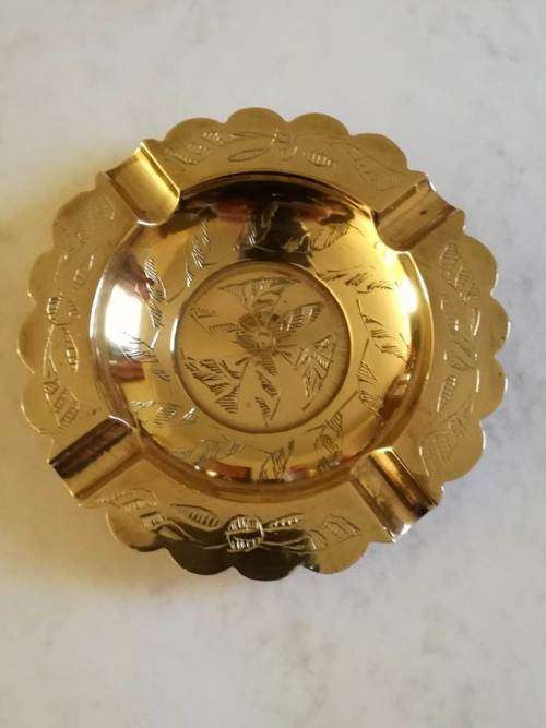 Indian Brass Ashtray