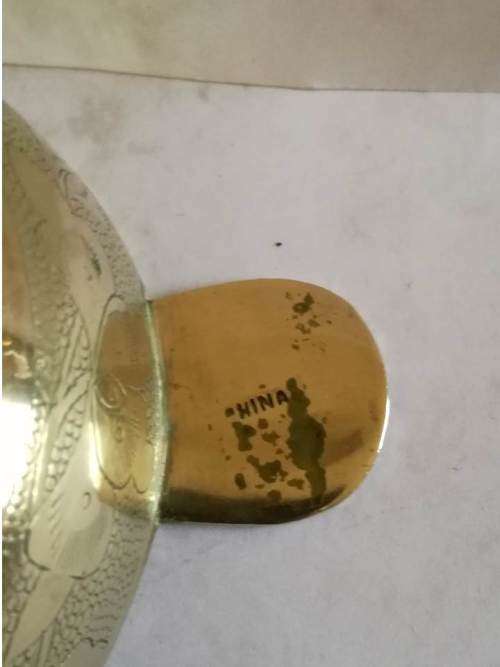 Chinese Brass Small Bowl