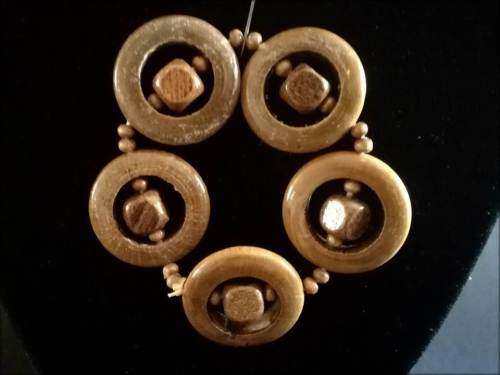 3 Piece - Wood tone Circle