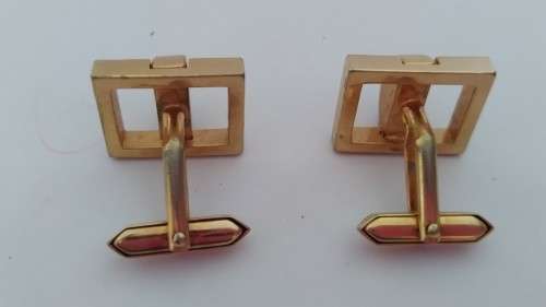 Classic 1950`s Gold Plated Cuff Links