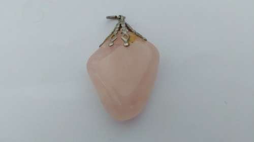 Rose quarts pendant