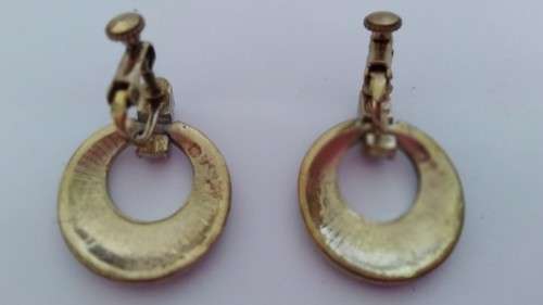 Vintage Gold Tone Earrings