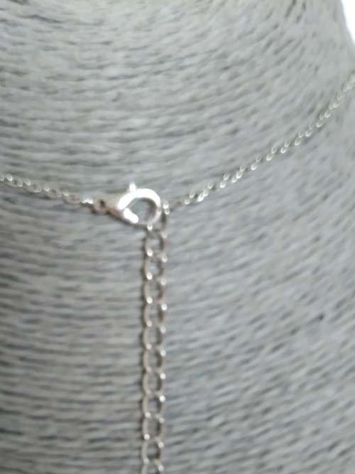Beautiful silver tone necklace