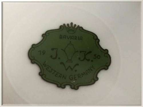 `Clearance Sale` - Bavaria JKW (Josef Kuba Werkstatt) Small Dish - Western Germany - Lovely Lady